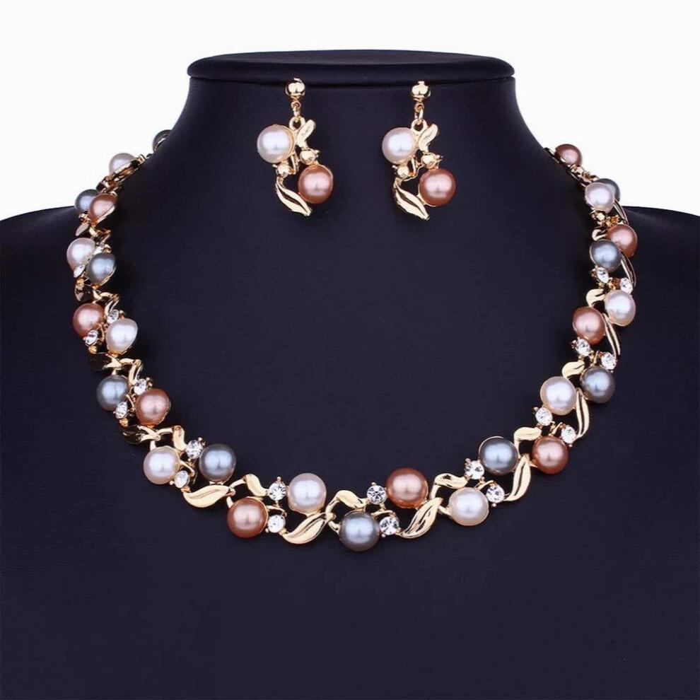 Latest Pearl Necklace Jewellery Set for () (11866S)