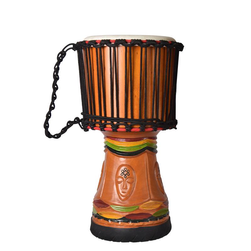 Professional African Drummer Performance Percussion Instrument - 10 & 12 10-inch