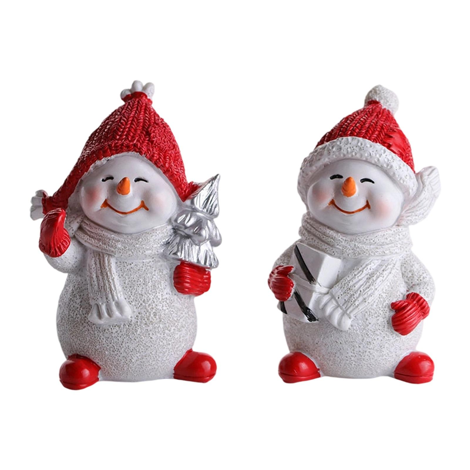 

Рождественские снеговики, смоляные украшения - идеальный выбор для украшения дома One Size красный