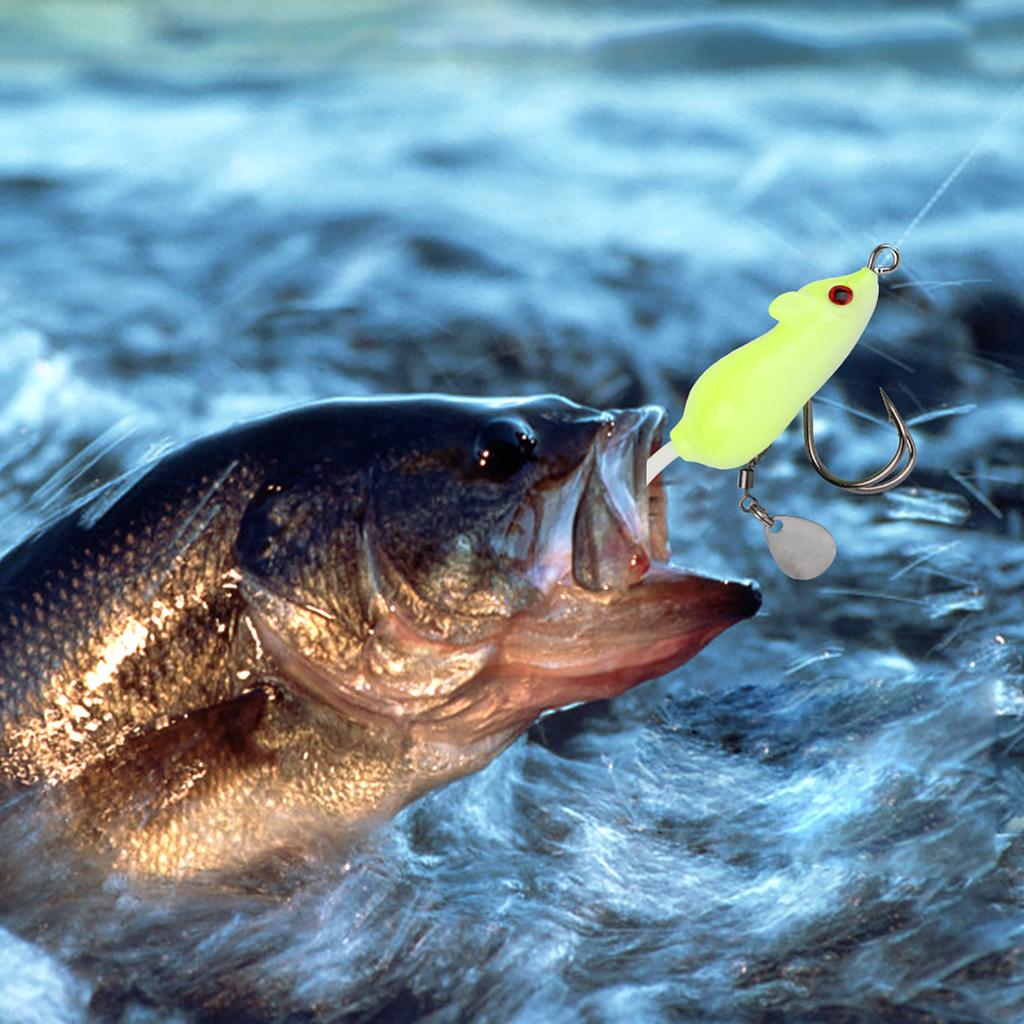 6 Pcs 5.5cm10.5g Sequin Artificial Frog Fishing Lures Hard Baits with Hooks Fish Tackle Accessories