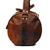 Vintage Goat Leather Duffel Bag Genuine Handmade Travel Gym Brown Duffle Luggage