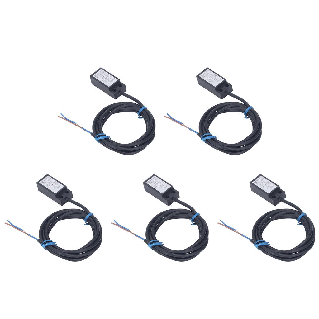 5Pcs Magnetic Switch Sensor 2 Wire Normally Open ABS Proximity Sensor DC AC 5‑200V