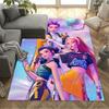 Futuristic Fashion Party Floor Mat Suitable for Study room Game Room Entryway Hallway Antislip Carpet Office home decor Wedding Party Gift