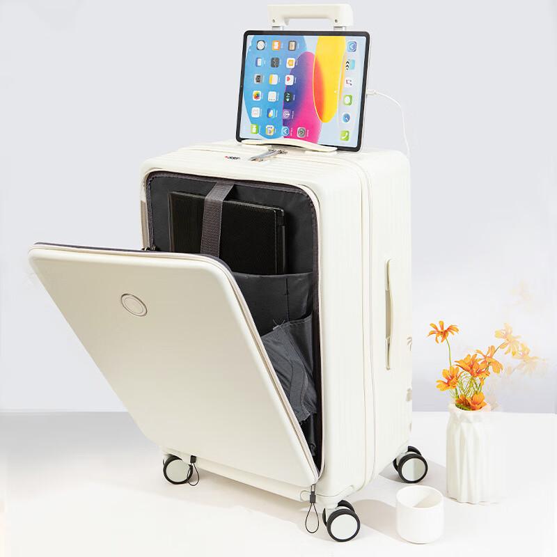 KANDEXS Front-Opening Luggage 24 inch