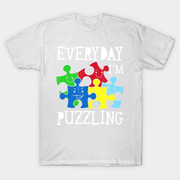 Buy T Shirt Women Autism Everyday Im 
