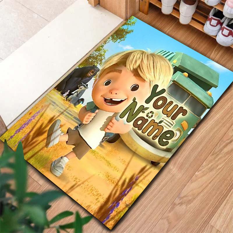 Adventure Land Custom Name Carpet Rug For Living Room Bedroom Home Sofa Decoration Kids Play Nonslip Floor Mat