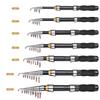 Mini Portable Carbon Fiber Small Sea Rod Small Throwing Rod 1m-2.3m Telescopic Fishing Rod Super Hard Fishing Rod Sea Rod Fishing Gear Set