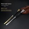 Maximilian Luxury Shoehorn with Metal and Wood Handle for Home or Hotel Use