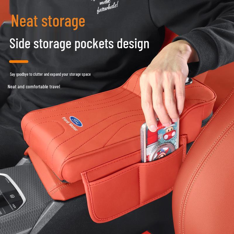 Ford Armleuning Elleboogsteun Kussen & Tissue Opbergruimte voor Mondeo, Focus, Edge, Explorer Interieur.