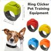 Behavioral Training Pet Training Clicker Clear Sound Easy to Use Ring Clicker Ergonomic Training Rattle Pet Supplies