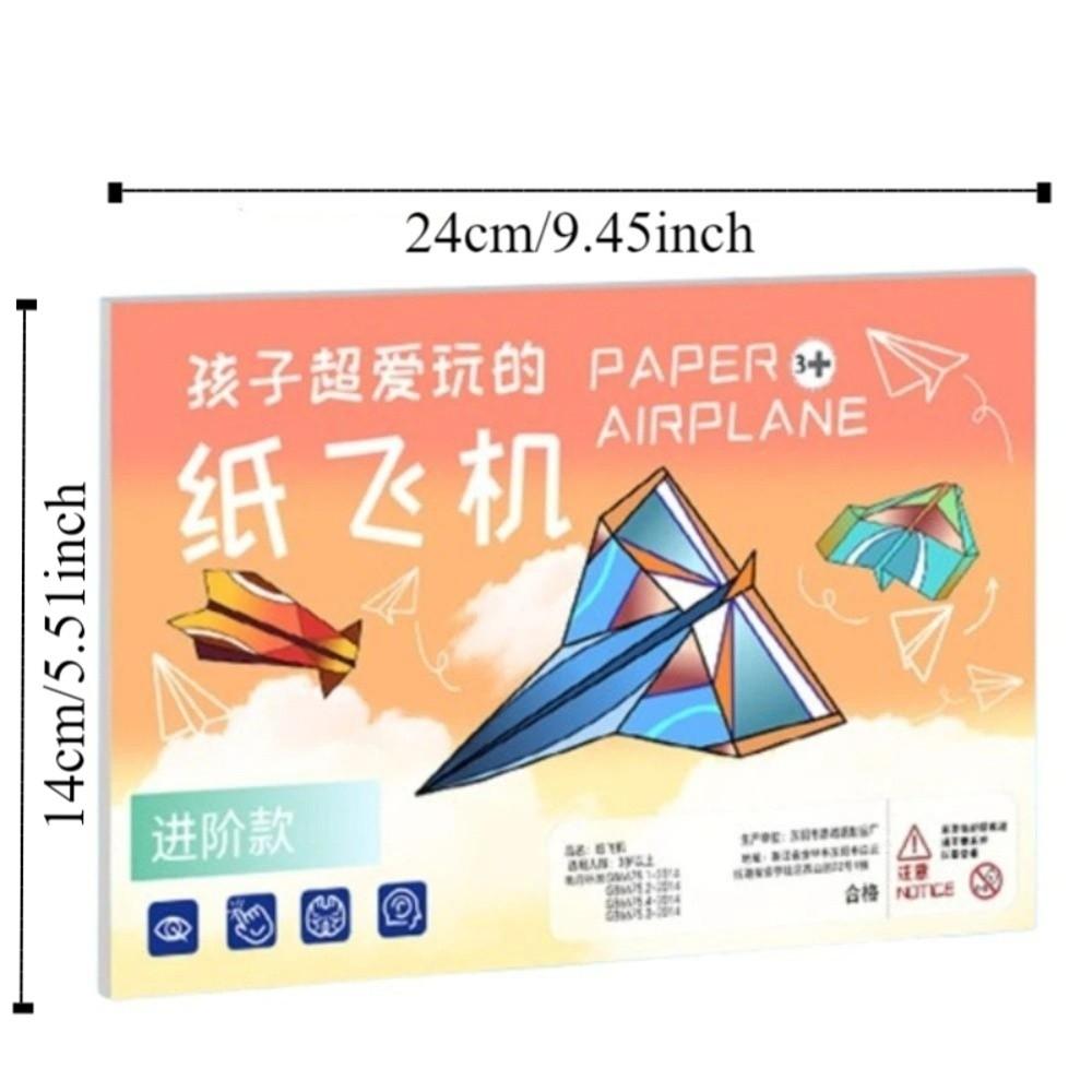 Montessori Airplane Origami Set Art Learning Versatile Paper Aircraft Toy Parent-child interaction