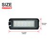 LED License Plate Light For Seat Altea Exeo Ibiza Leon Toledo For VW T-Roc Phaeton Rabbit Scirocco Golf 4/5/6/7 Skoda Superb
