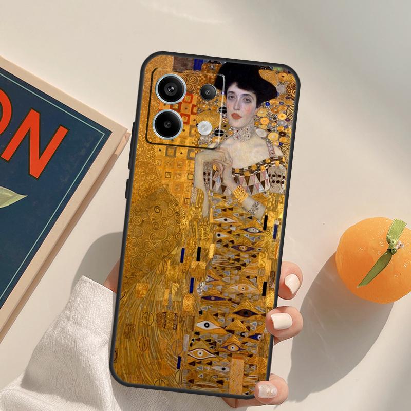 Kiss by Gustav Klimt Funda For Xiaomi Redmi Note 9 10 11 12 13 14 Pro 9S 10S 11S 12S Redmi 13C 10C 12C 14C Case