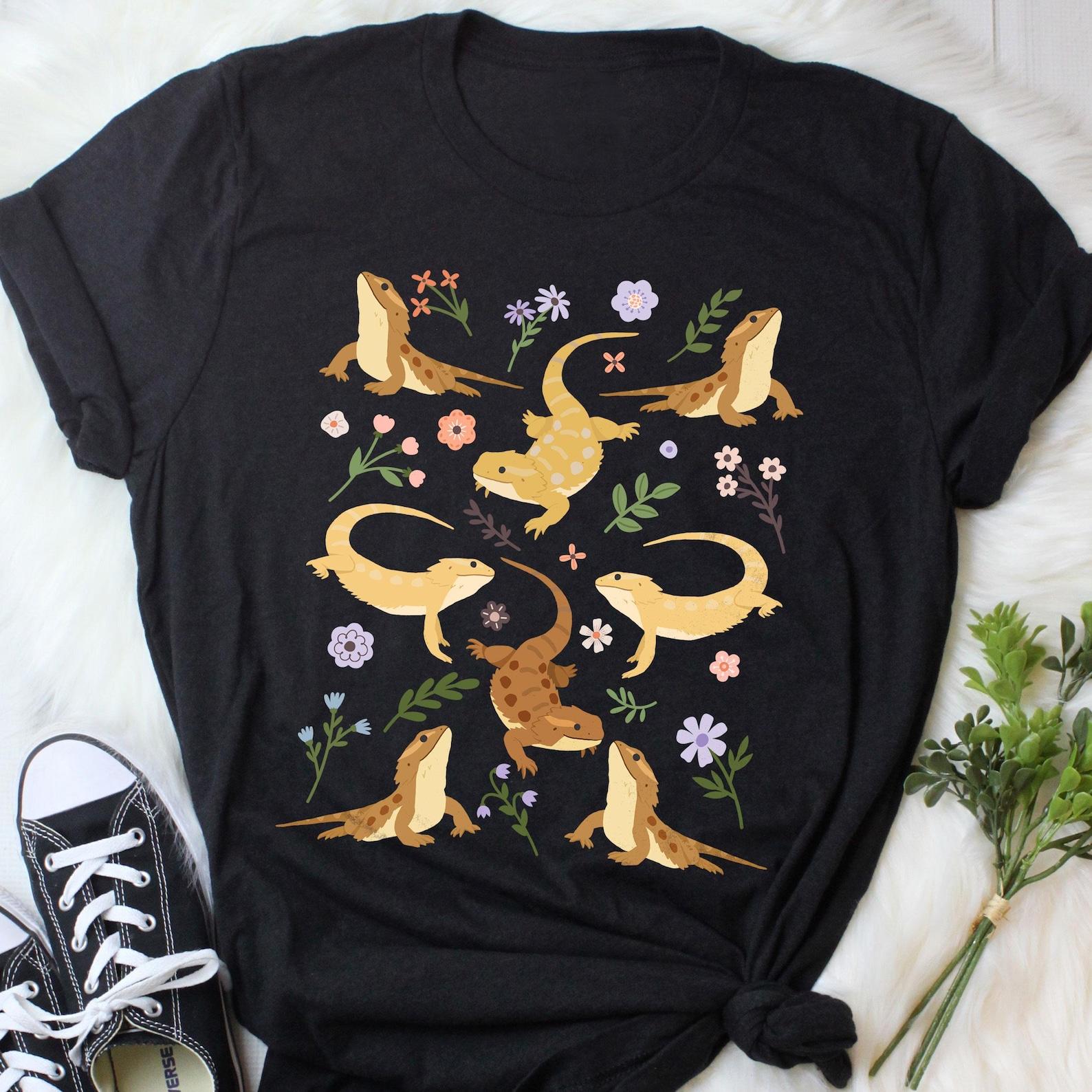 Bearded Dragon Shirt, , Tshirt, Pet Reptile Lover Gift, Funny Lizard T-Shirt, Cute Bearded Dragon Tee Beardie Animal Meme Mom Dad 140
