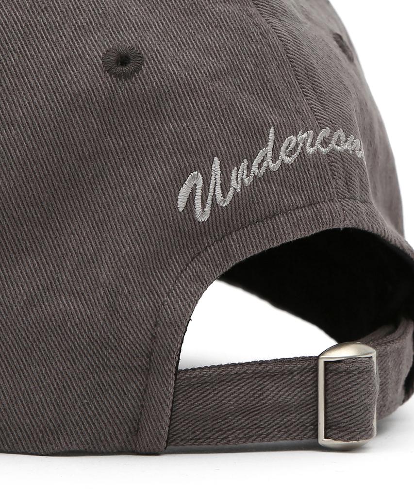 Eondeokeonteulol Four Seasons Washed Cotton Vintage Soft Top Basic Logo Ball Cap Unisex Baseball Cap Mfg Logo / Washed B B / Charcoal