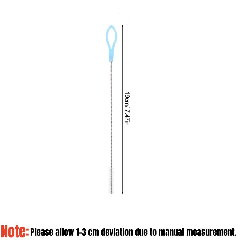 10/20/30Pcs Drinking Straw Cleaning Brush Kit Reusable Tube Pipe Cleaner Nylon Stainless Steel Long Cup Bottles Straw Brushes