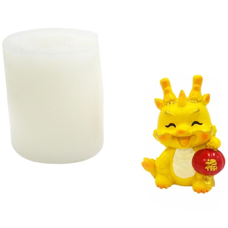 Cartoon Zodiac Dragon Shaped Silicone Mold Fondant Chocolate Mould DIY Cake Dessert Mould Home Baking DIY Supplies