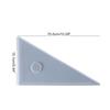 4 Types Ruler Resin Mold Handmade Stationery Straightedge Protractor Triangular Rule Epoxy Silicone Mould DIY Craft