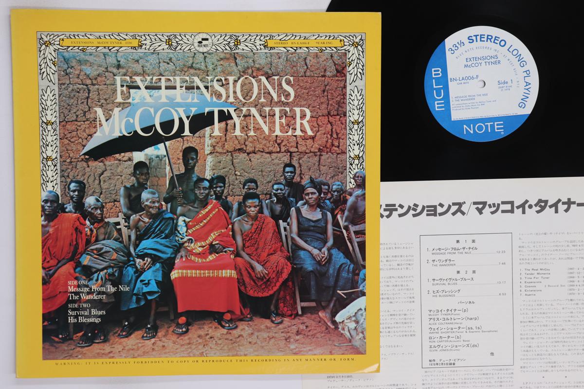

LP Record MCCOY TYNER Extensions GXK8070BNLA006 BLUE NOTE 1978 Japan Jazz Used