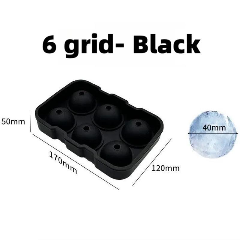 Silikon Eiswürfelform Runde Eiswürfelformen Große Eiswürfelformen für Whiskey Cocktails Bourbon Lebensmittelqualität Leicht zu lösen BPA-frei