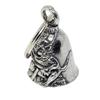 GUARDIAN BELL AMGB Bikerklocka, Nyckelring, Skyddande Talisman/Amulett för Säker Körning, tenn