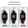 Smart LED Thermometer Shower Head with Touch Screen and Digital Display