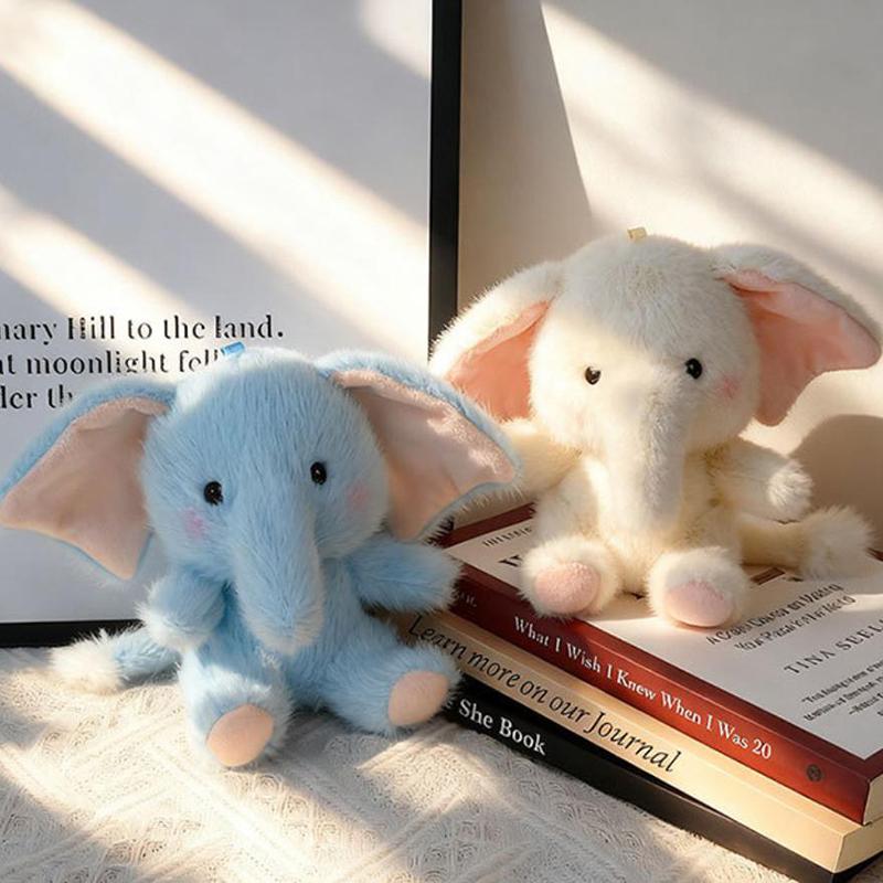 Trendy Elephant Plush Keychain For Woman With Cute Charm, Bag Charm Decorative Accessory For Keys, Bags & Backpacks Gift