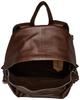 P.I.D. Nemus PAQ101 Genuine Leather Backpack, Chocolate