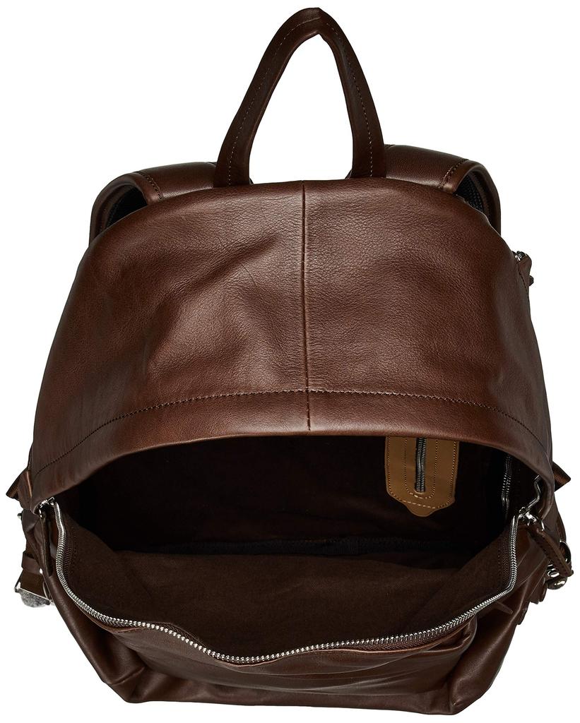P.I.D. Nemus PAQ101 Genuine Leather Backpack, Chocolate