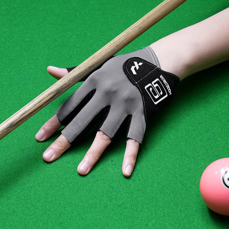 1Pc Anti-slip Breathable Billiard Training Gloves Billiards Glove Left Hand Snooker 5-Finger Glove For Men And Women