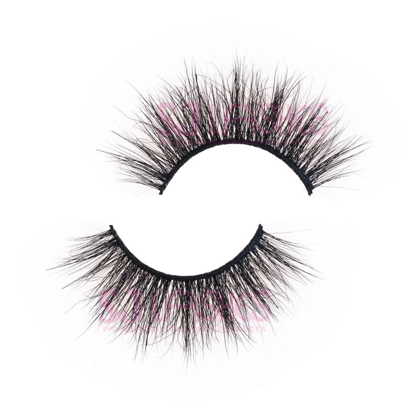 Natural 5D Mink Fur Strip Lashes-Cruelty-Free Private Label Eyelashes with Custom Logo & Packaging