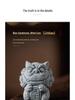 Chinese Stone Lion Pair Fengshiye Desktop Ornament & Bonsai Fish Tank Decoration