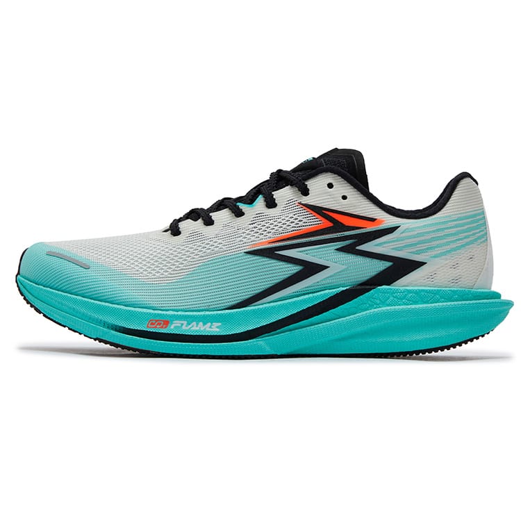 361 Blitz Speed 4 Pro Mesh Niedrig geschnitten Glasfaserplatte Freizeit Training Laufschuhe Unisex Weiß Blau 672512226-8