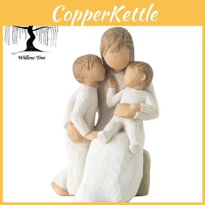 Figura Árbol de Sauce Tranquilo Madre Sosteniendo Bebé Adornos Hogar Escritorio Regalo 13cm