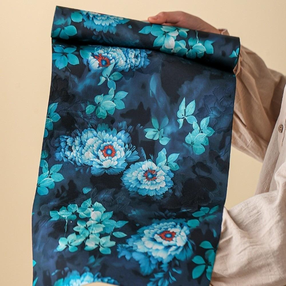 Double Sided Zen Table Runner Vintage Long Tablecloth Tea Ceremony Table Runner  Meditation Space