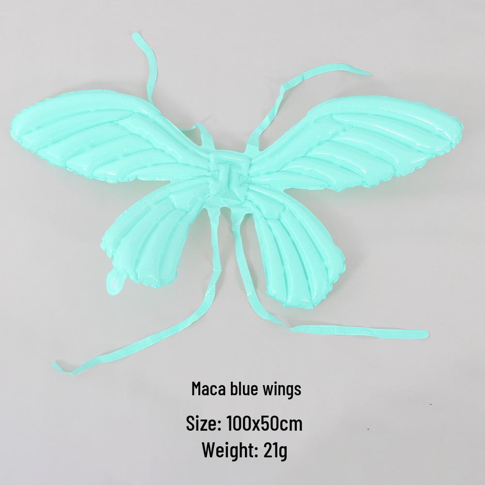 

Colorful Iridescent Macaron Butterfly Wings Aluminum Foil Balloon