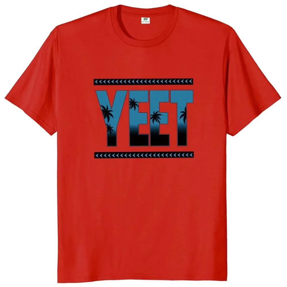Retro Yeet T Shirt Funny Vacation Lovers Graphic T-shirt  Soft Unisex Travel O-neck Tee Tops Oversized Tshirts