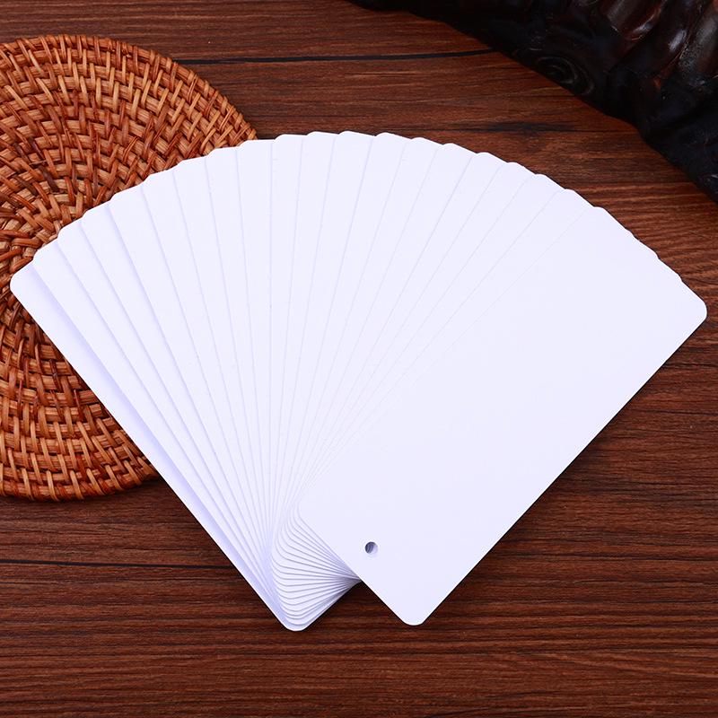 Creative DIY Bookmark Kit: Blank Cards with Embossed Dried Flowers and Leaves