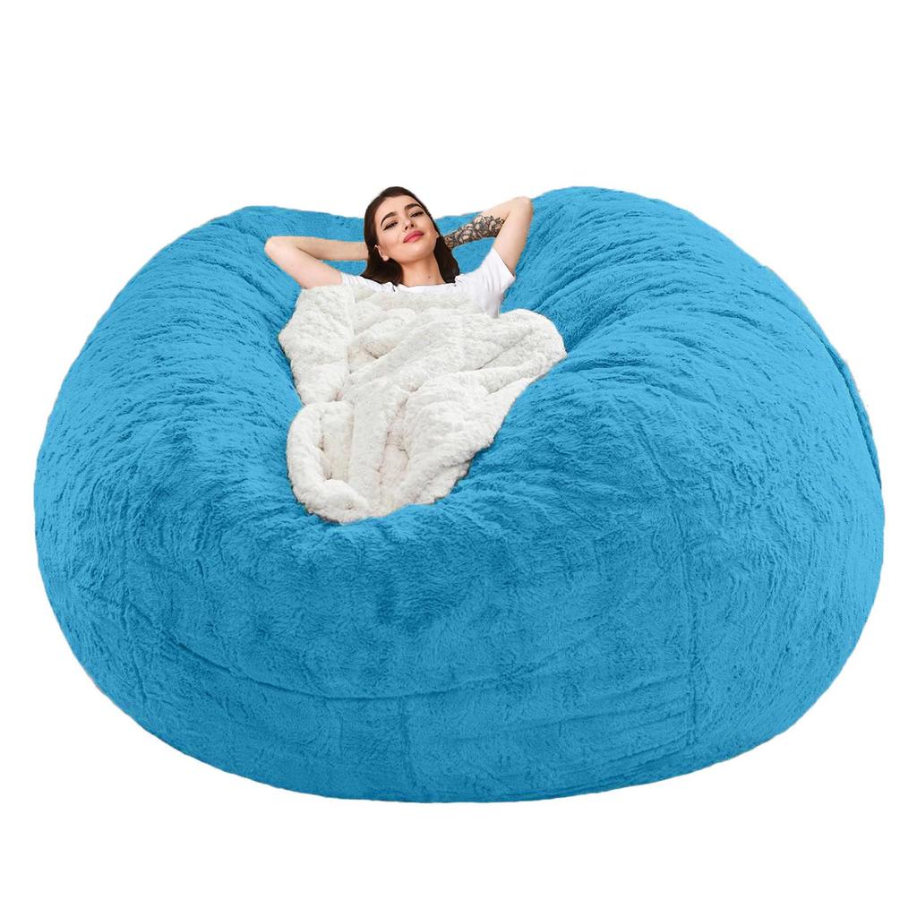 Divano a sacco in finta pelliccia - Disponibile nelle misure 5FT/6FT/7FT
