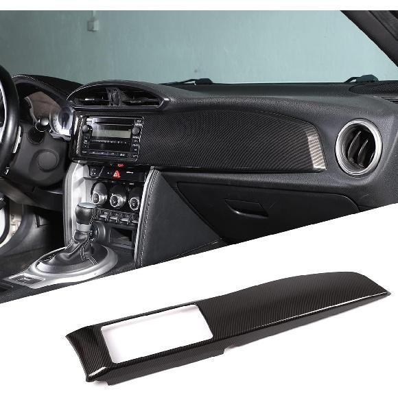 Center Console Navigation Panel Compatible with Toyot@ 86/Subaru BRZ/Scion FR-S 2012-2020 Center Console Dash Cover Navigation Frame Cover Decorative