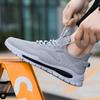 New fly-woven men's shoes spring and summer breathable mesh sports running shoes men's work leisure versatile