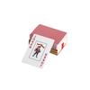 Texas Waterproof PVC Playing Cards - Frosted, Washable, Wide, Large Font for Chess and Card Entertainment