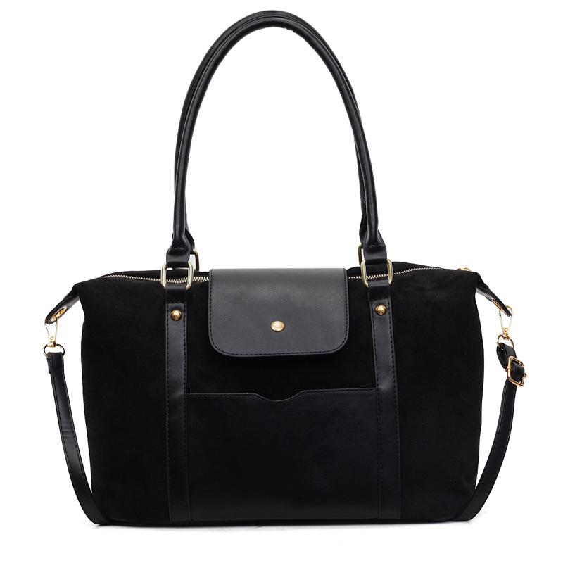 Retro bag women's large-capacity autumn and winter casual messenger bag single shoulder underarm commuter tote bag