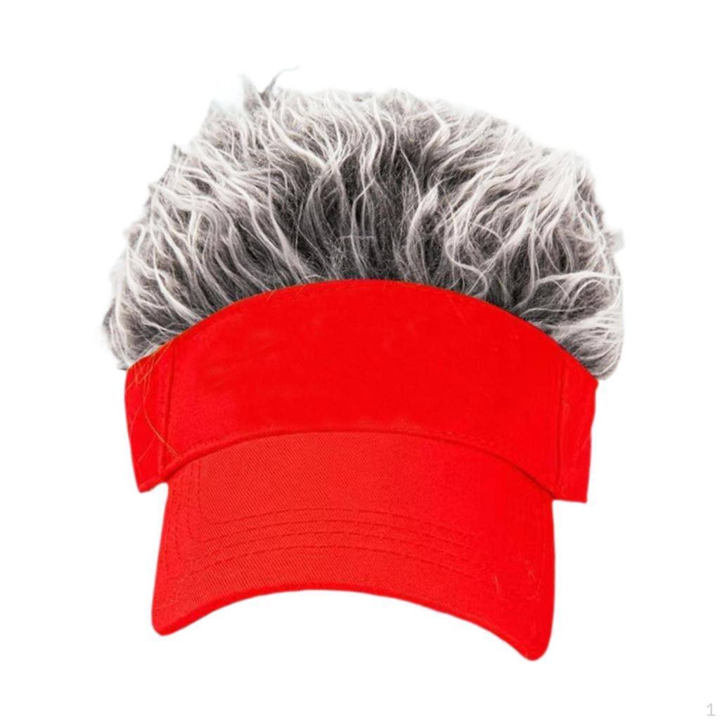Hair Hat for Men Novelty Baseball Dating Outdoor Adults