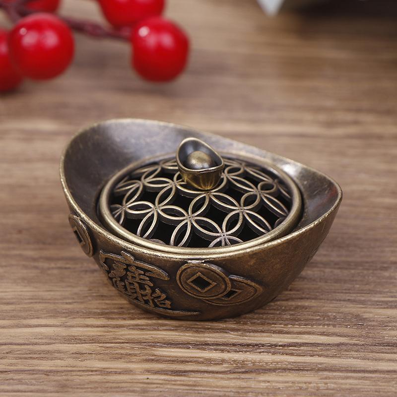 Buddhist Utensils Incense Burner Incense Censer Alloy Sandalwood House Furnishings Home Office Decoration