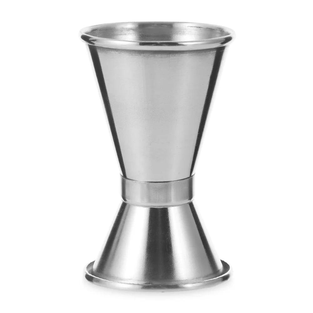 New Cocktail Shaker PP Measure Cup 20/40cc 10/20cc Double Shot Stackable Large Capacity Jigger Short Measuring Jugs