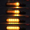 2Pcs Motorcycle LED Mini Turn Signals 12V Motorcycle Scooter Handlebar Indicators Lights Blinker Lamps Amber Flasher Taillight