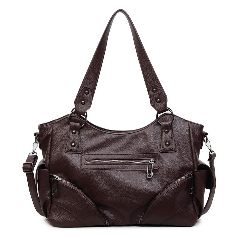 

New Trend Niche Super Cool Motorcycle Crossbody Bag Large Capacity Multi Pocket Tote Bags 2026 Hot Sale Versatile Shoulder Bag кавовий