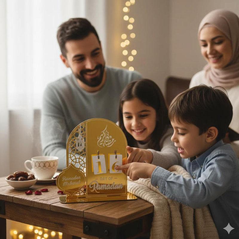 Ramadan Countdown Calendar Eid Mubarak Ornament