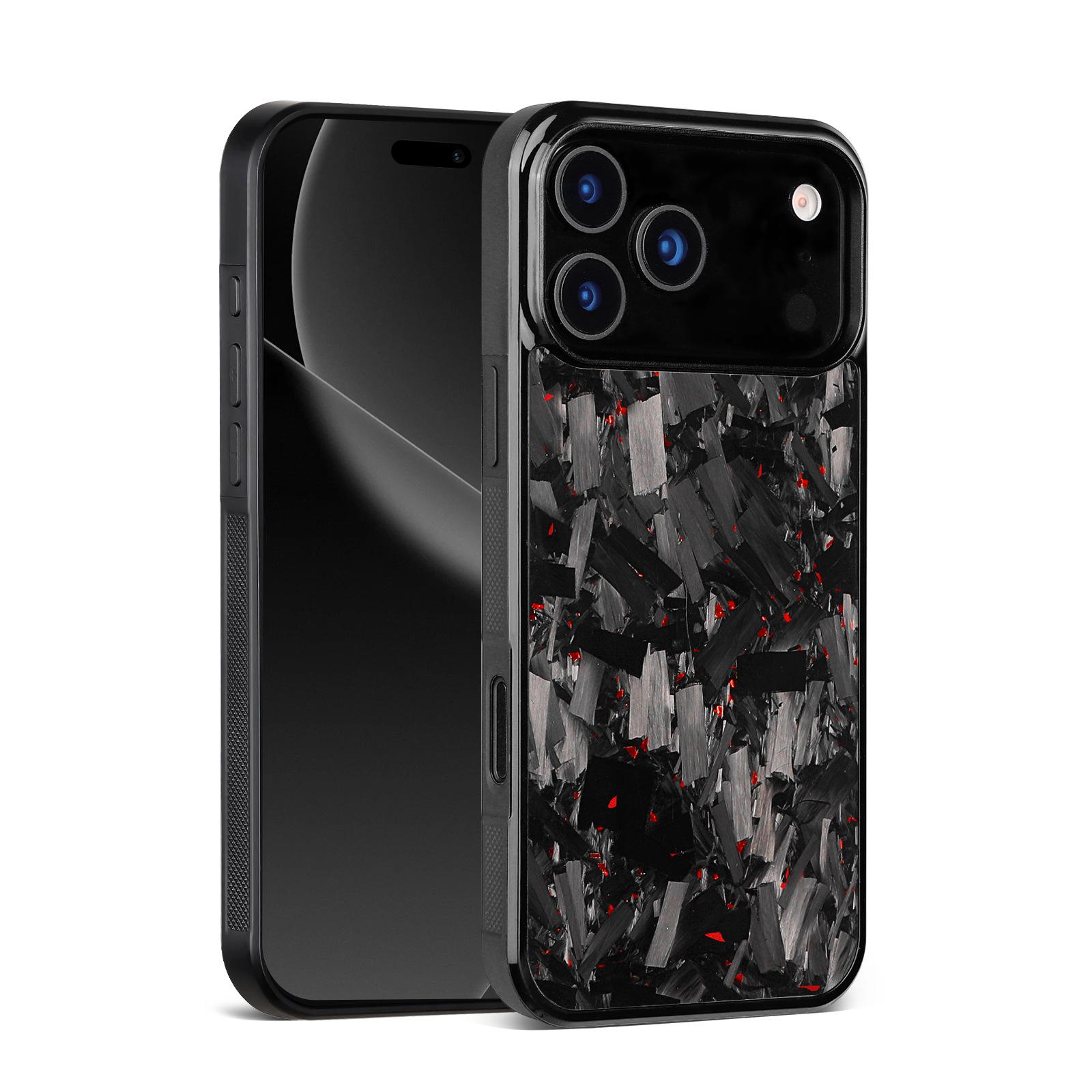 

Захисний чохол з вуглецевого волокна для iPhone 17 Pro Max 17